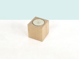 copy of Wooden candle holder 10x5x5 cm. Ref.ET2023