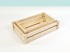 Caja Cesta de madera pino 2 lamas 2 medidas Ref.DRSN10N