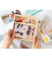 Wooden photo box 10x15 with methacrylate lid Ref.P00CF13M