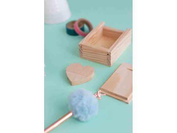 Wooden Heart PenDrive with magnet Ref.USBCH6