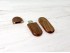 Dark rounded wooden PenDrive with magnet Ref.USBCH10