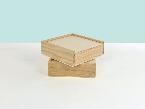 Box photos 10x15 with lid Wood Ref.P00CF13