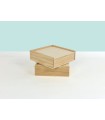 Caja fotos 10x15 c/Tapa Madera Ref.P00CF13