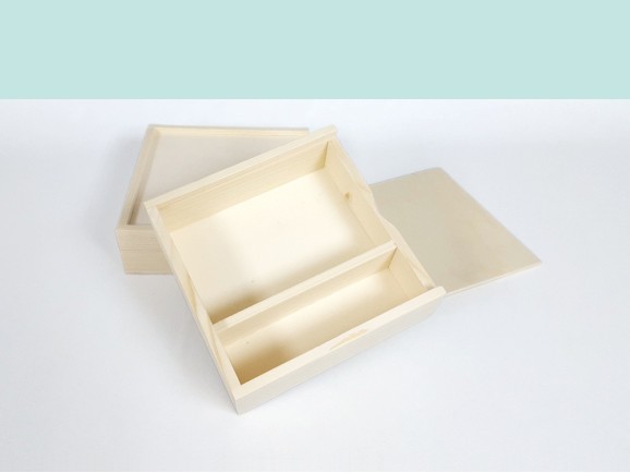 Box photos 10x15 with lid Wood Ref.P00CF13