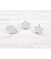 Children's handles 5 cm. GRAY