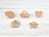 Tiradores infantiles 5 cm. NATURAL
