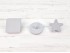 Tiradores infantiles 7 cm. GRIS