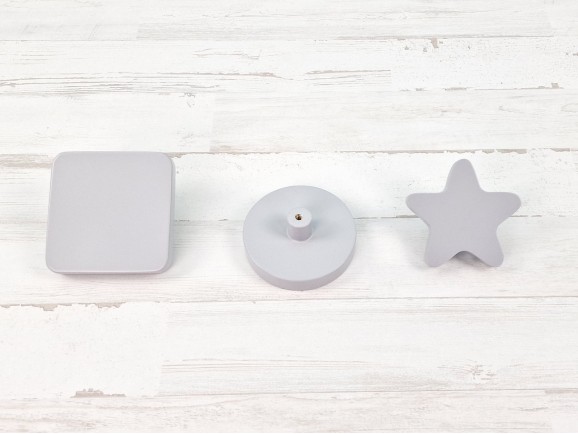 Children's handles 7 cm. GRAY