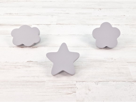 Child handles 8 cm. GRAY