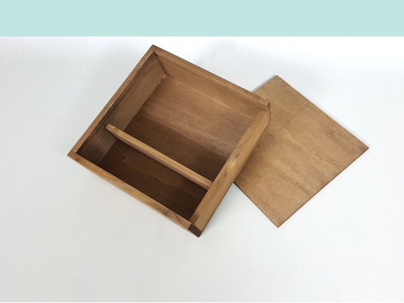 Caja Envejecida fotos 10x15 c/Tapa Madera Ref.P00CF13T