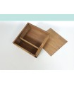 Caja Envejecida fotos 10x15 c/Tapa Madera Ref.P00CF13T