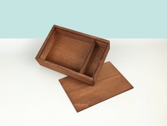 Caja Envejecida fotos 10x15 c/división Ref.P1454C4T