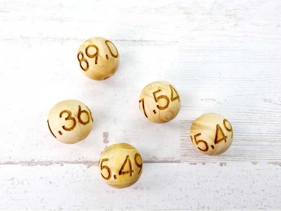 Boj wood ball Ø18 mm. with drill Ref.BOJ18