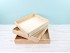 Caja de madera pino para Álbum c/tapa metacrilato varias medidas Ref. P1454C8PM