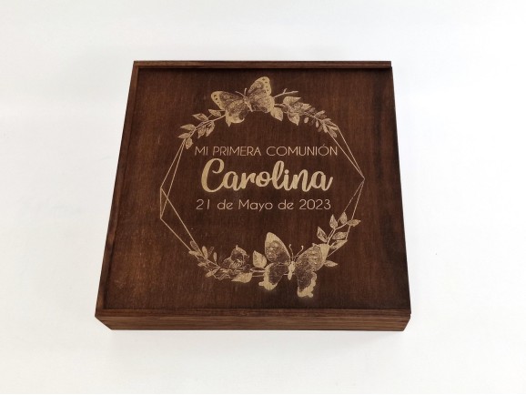 Aged Box for Album with Wood Cover various sizes Ref.P1454C81