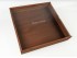 Aged wooden box for album with methacrylate lid, various sizes Ref.P1454C81M