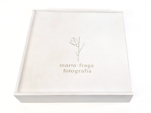 Caja Blanca para Álbum c/Tapa Madera varias medidas Ref.P1454C8PA