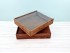 Aged wooden box for album 38.5x33x8 cm 2 lids Ref.P1454C8FC