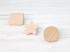 Children's handles 7 cm. NATURAL
