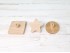 Children's handles 7 cm. NATURAL