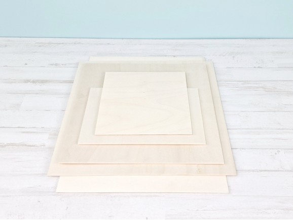 Tapas de madera Natural para Cajas Ref.TapaN