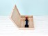 Caja madera 1 Botella + 2 copas bisagra y broche Ref.PC33