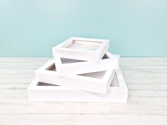 White Frame Box for Album Ref.P1454CA