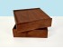 Aged wooden box 33.5x33.5x9.5 cm. with sliding lid Ref.PC7BC