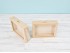 Wooden piggy bank 17x12x4 cm. with glass Ref.AW2844