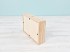 Wooden piggy bank 17x12x4 cm. with glass Ref.AW2844