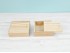 Pine wood box 13x12x4 cm. with sliding cover Ref.P53C16