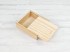 Pine wood box 13x12x4 cm. with sliding cover Ref.P53C16