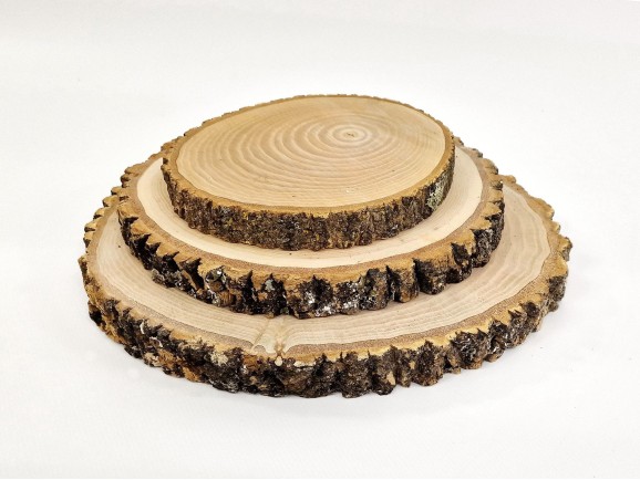 Rodaja de madera natural 100% Ref.MO1223