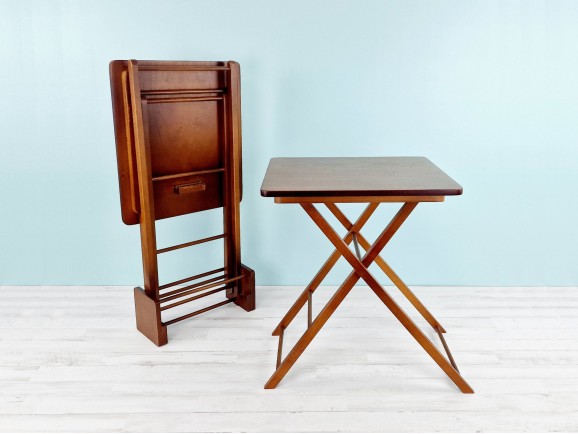 Set of 2 folding tables with support Cherry Ref.1391C