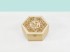 Hexagonal wooden box 3 sizes Ref.P117