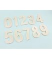 Wooden Numbers 10 cm. Ref.P1341EN