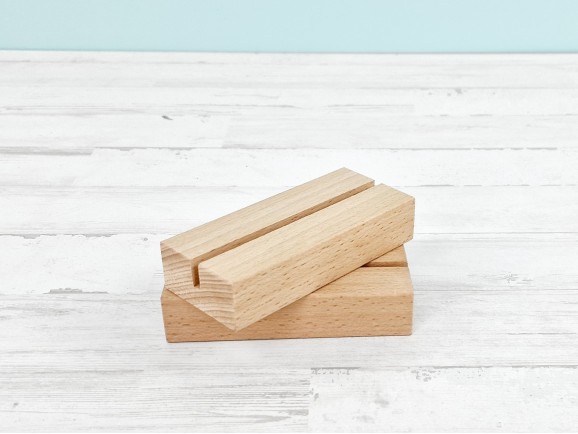 Natural wooden block 10.5x5x2.5 cm. Ref.P1016