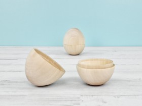 Wooden egg box 7 cm high. Ref.DRWS804