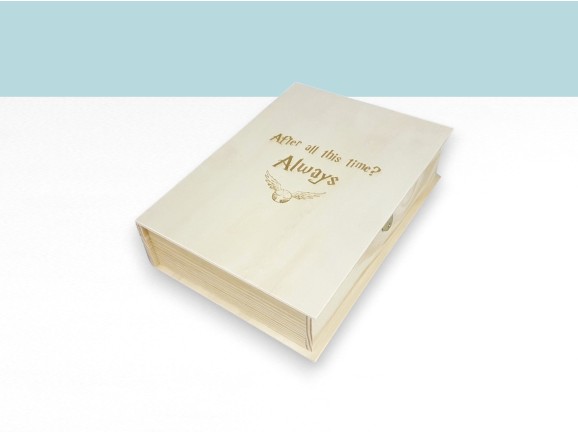 Wooden book box 3 sizes Ref.P1320A