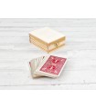 Wooden box 8x11x5 cm. for 1 deck Ref.PC103