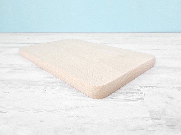 Rounded beech wood board Ref.DRKD813