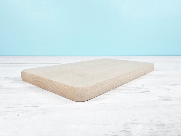 Tabla de madera haya redondeada Ref.DRKD813