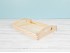Rectangular wooden tray with handles 30x20x6.5 cm. Ref. DRTC714M