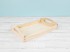 Rectangular wooden tray with handles 30x20x6.5 cm. Ref. DRTC714M