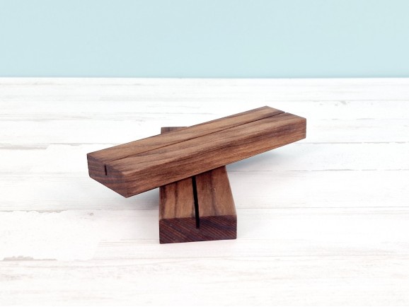 Taco de madera Envejecido 15x4x1,5 cm. Ref.P1009