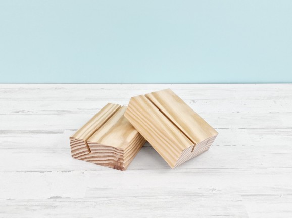 Taco de madera Natural 12x9x4 cm. Ref.P1004