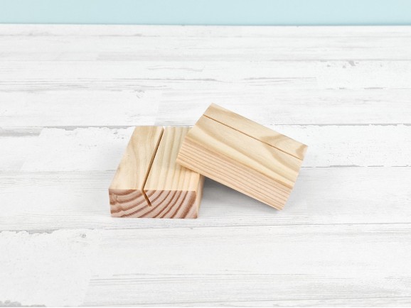 Natural wood block 7x5x2 cm. Ref.P1006