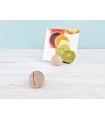 Wooden ball with photo or card slot Ref.OP605635
