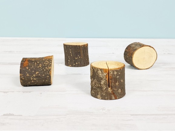 Taco tronquito de madera c/ranura Ref.1010