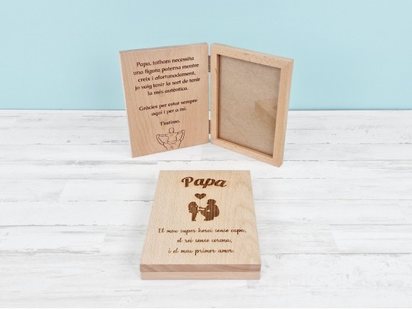 Photo frame 13x18 cm. book type Ref.PM15FL